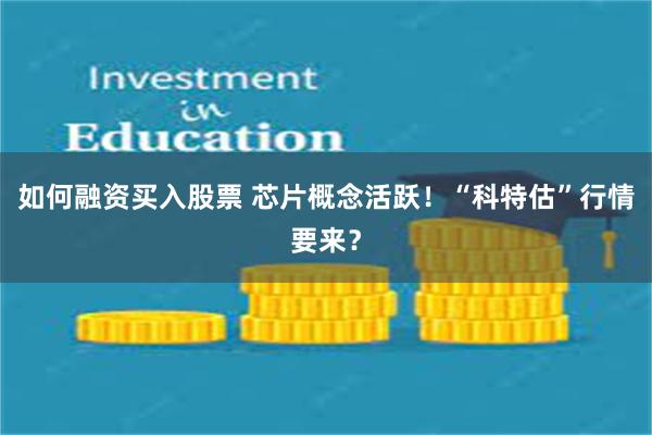 如何融资买入股票 芯片概念活跃！“科特估”行情要来？