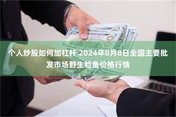 个人炒股如何加杠杆 2024年8月8日全国主要批发市场野生鲶鱼价格行情