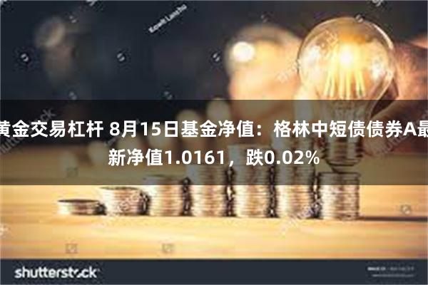 黄金交易杠杆 8月15日基金净值：格林中短债债券A最新净值1.0161，跌0.02%