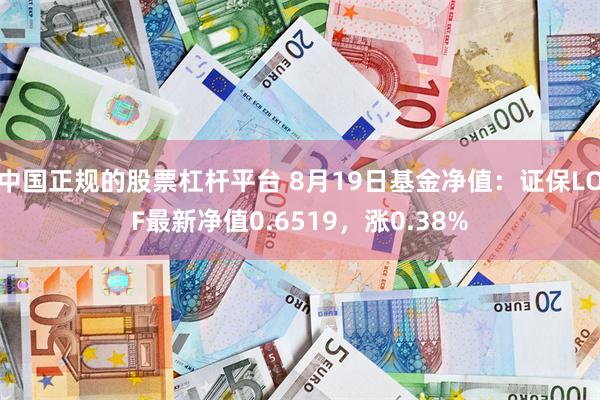 中国正规的股票杠杆平台 8月19日基金净值：证保LOF最新净值0.6519，涨0.38%