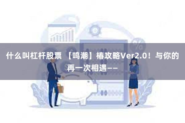 什么叫杠杆股票 【鸣潮】椿攻略Ver2.0！与你的再一次相遇——